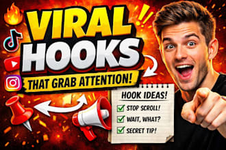 write scroll stopping hooks for tiktok, reels, and ads