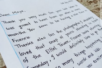 write anything in neat and beautiful handwriting