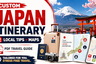 plan your japan itinerary with local tips and google maps