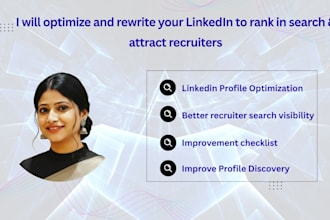rewrite and optimize your linkedin profile to attract recruiters