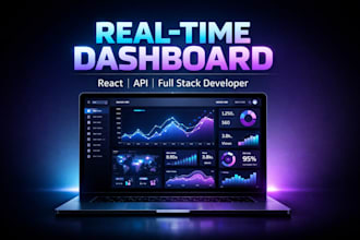 build a real time dashboard using react and flask