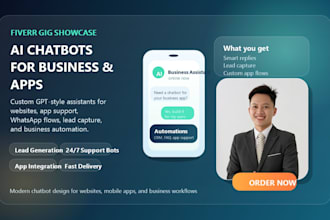 ai chatbot for business website and app