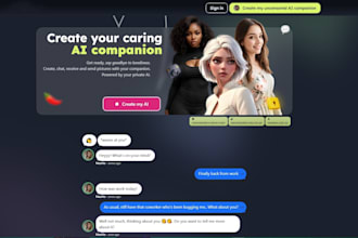 develop ai nsfw adult chatbot website, an ai saas website, nsfw image generator