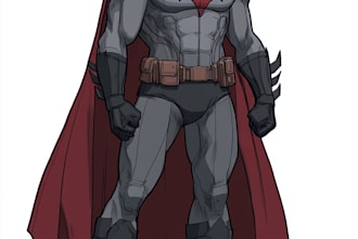 superhero character for comics