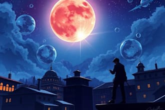 draw a comic book, cover art or manga in anime style