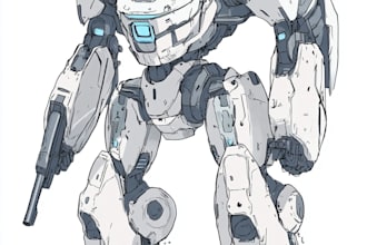 high quality robot, mecha concepts