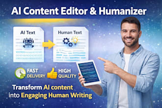 humanize and edit ai generated content for natural and engaging text