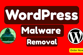 remove malware and viruses from your wordpress site and fix any issues