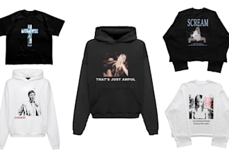make graphic design for clothing brand