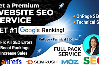 do technical SEO, website audit, fix ahrefs errors to improve google indexing
