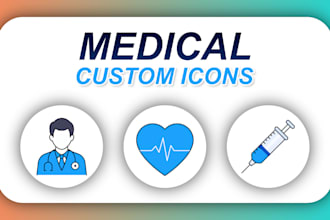 create modern medical icon design
