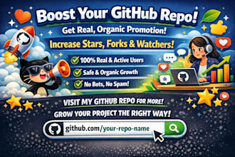 promote your github repository with organic promotion