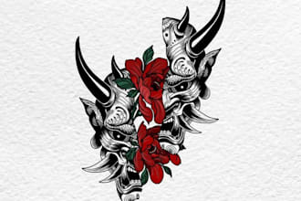 make a traditional japanese irezumi tattoo