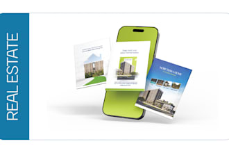 create modern real estate social media post designs
