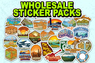make bulk wholesale for sticker packs