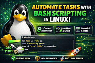 automate tasks using bash scripting in linux