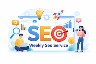 do weekly off page SEO and backlink building for your website