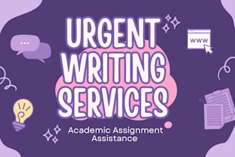 write urgent essays and research assignments