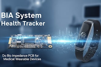 do bio impedance pcb for medical wearables devices, bia system health tracker