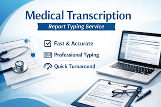 do accurate medical transcription and typing work
