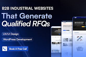 design and build a high converting b2b industrial manufacturing website, SEO aeo