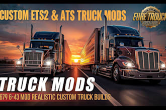 design and develop realistic vehicle mods for beamng, ets2, ats, and fs22