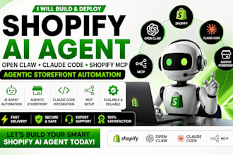 shopify ai agent shopify open claw claude code shopify agentic storefront mcp
