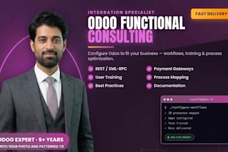 provide odoo functional consulting and module configuration