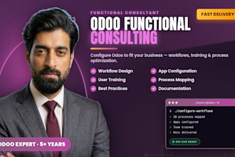 provide odoo functional consulting and module configuration