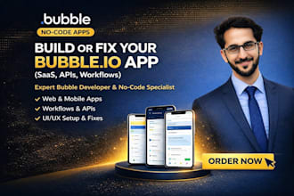 build your bubble saas mvp app or dashboard