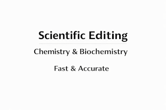 edit and proofread your scientific writing in chemistry
