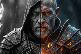 design professional ai art and upscale to 8k