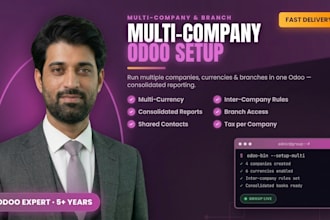 do odoo multi company setup and configuration