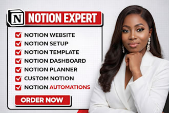custom notion template expert notion setup website dashboard in 24 hours
