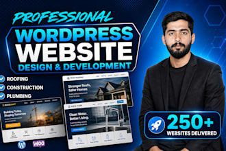develop plumbing, cleaning, roofing, hvac, solar,construction websites