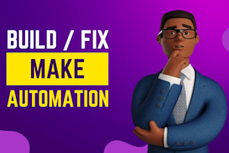 fix make com, made com, setup make com automation, make expert