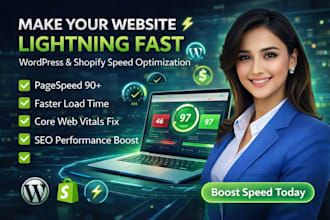 do wordpress speed optimization and shopify speed optimization