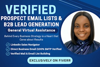 provide verified b2b lead generation for real estate, tech, and e commerce