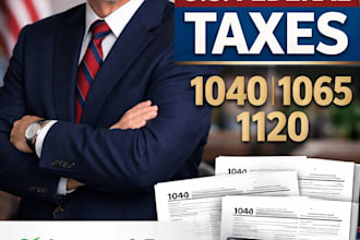 expert irs tax preparation 1040, 1065 1120 fast