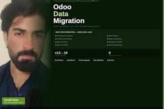 do odoo data migration and version upgrade
