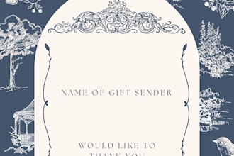 design elegant vintage gift cards