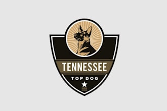 design high quality tennessee top dog logo