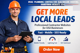 hvac construction plumbing contractor electrician roofing handyman website USA