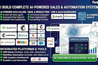 cold calling agent with CRM shopify klaviyo airtable sheet telemarketing agent