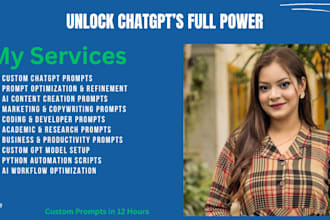 o custom chat gpt 4 prompt, improve your chatgpt prompt in 12 hours