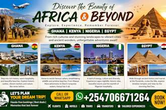 write an engaging article , blog about tourism in ghana, kenya,nigeria and egypt