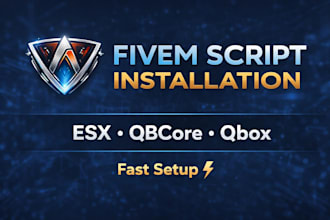 install esx qbcore or qbox scripts on your fivem server