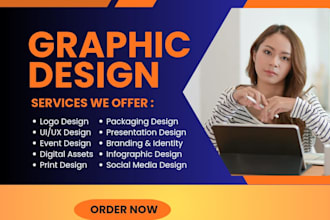 design professional social media, print, and web graphics