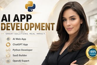 build openai llm ai app chatgpt python fastapi react saas web application