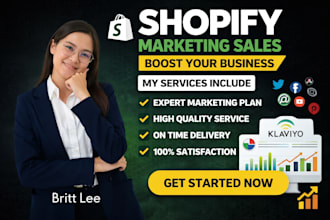 promote shopify store, shopify marketing, or sales funnel to boost shopify sales